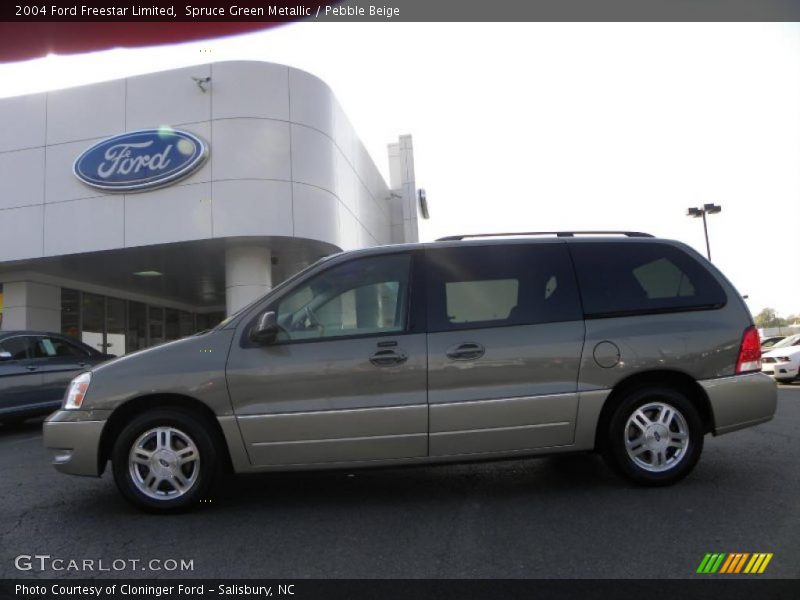 Spruce Green Metallic / Pebble Beige 2004 Ford Freestar Limited