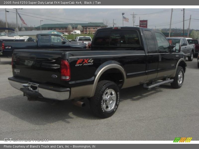 Black / Tan 2005 Ford F250 Super Duty Lariat FX4 SuperCab 4x4