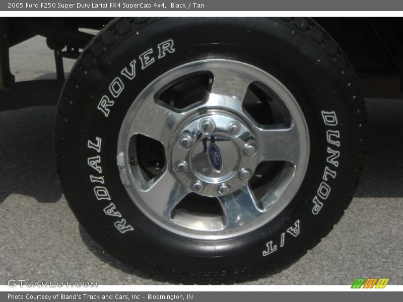 Black / Tan 2005 Ford F250 Super Duty Lariat FX4 SuperCab 4x4