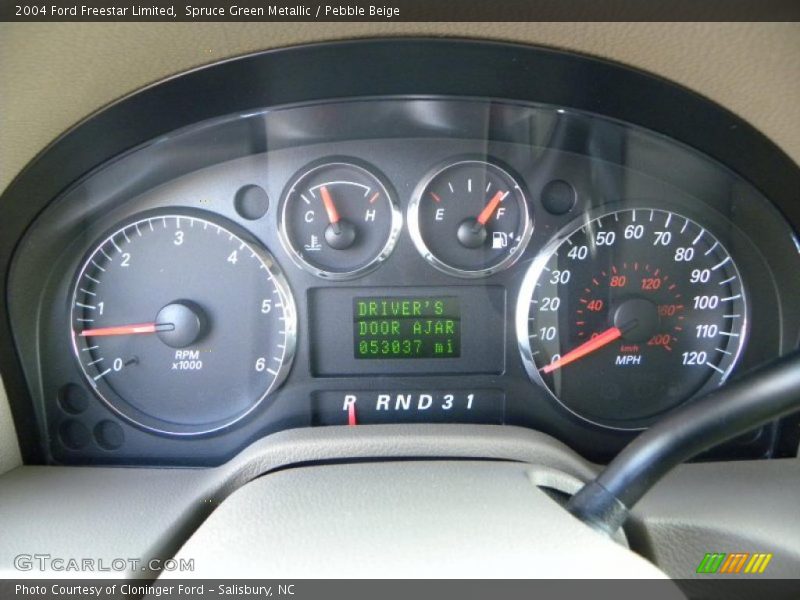 Spruce Green Metallic / Pebble Beige 2004 Ford Freestar Limited