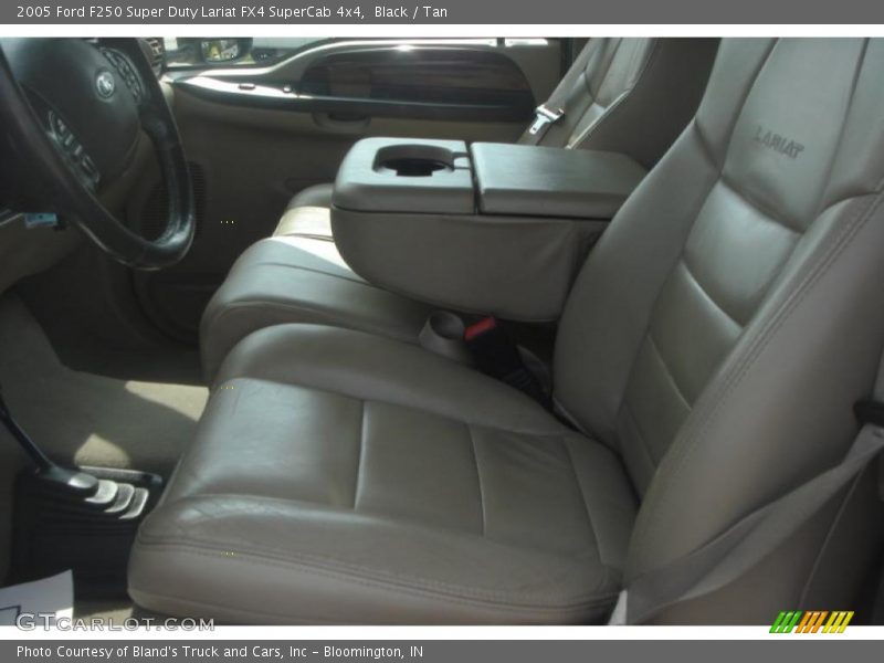 Black / Tan 2005 Ford F250 Super Duty Lariat FX4 SuperCab 4x4