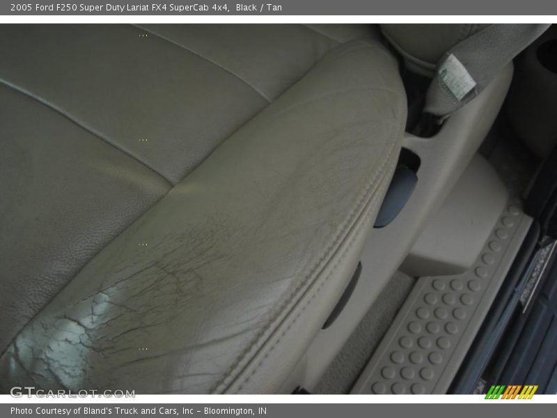 Black / Tan 2005 Ford F250 Super Duty Lariat FX4 SuperCab 4x4