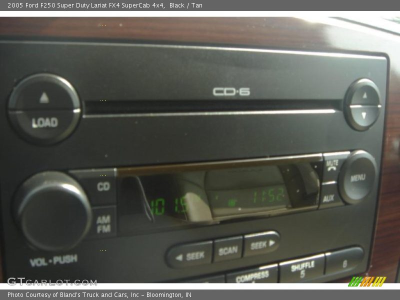 Black / Tan 2005 Ford F250 Super Duty Lariat FX4 SuperCab 4x4