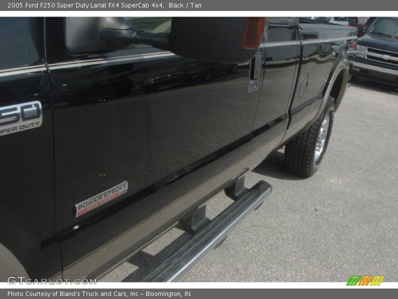 Black / Tan 2005 Ford F250 Super Duty Lariat FX4 SuperCab 4x4