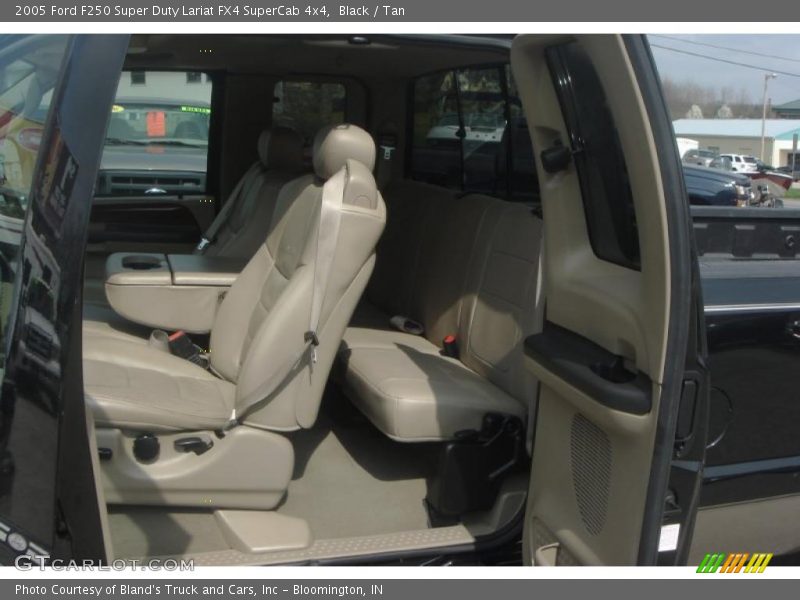 Black / Tan 2005 Ford F250 Super Duty Lariat FX4 SuperCab 4x4