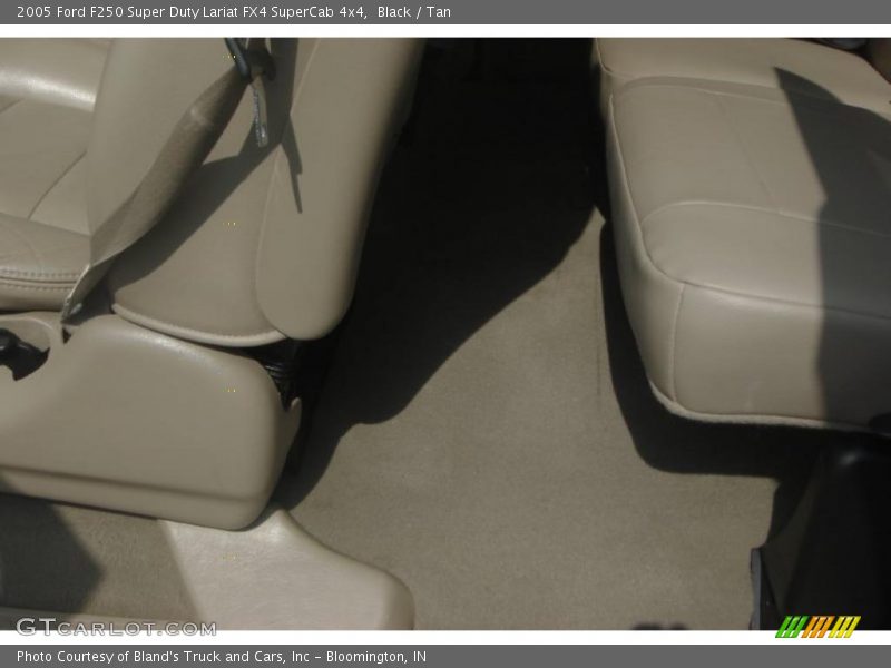 Black / Tan 2005 Ford F250 Super Duty Lariat FX4 SuperCab 4x4