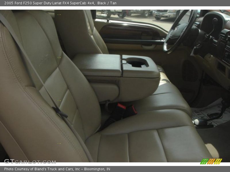 Black / Tan 2005 Ford F250 Super Duty Lariat FX4 SuperCab 4x4