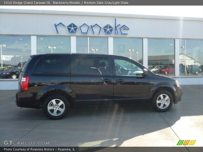 Blackberry Metallic / Medium Slate Gray/Light Shale 2010 Dodge Grand Caravan SE