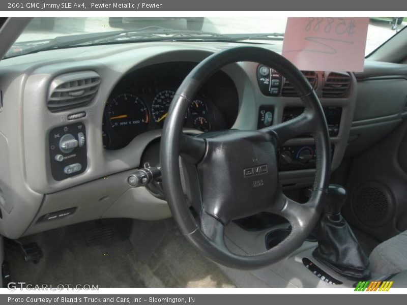 Pewter Metallic / Pewter 2001 GMC Jimmy SLE 4x4