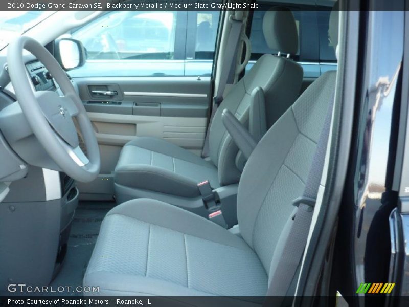 Blackberry Metallic / Medium Slate Gray/Light Shale 2010 Dodge Grand Caravan SE