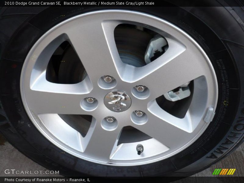 Blackberry Metallic / Medium Slate Gray/Light Shale 2010 Dodge Grand Caravan SE