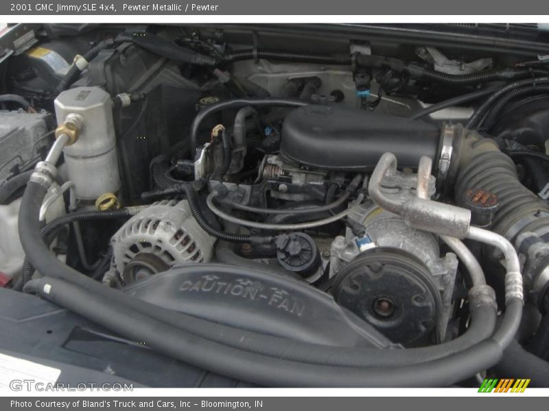 Pewter Metallic / Pewter 2001 GMC Jimmy SLE 4x4