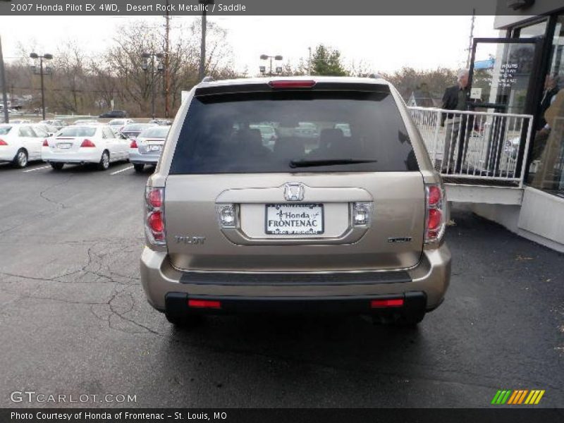 Desert Rock Metallic / Saddle 2007 Honda Pilot EX 4WD