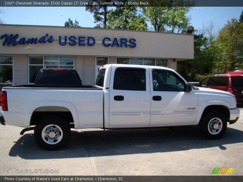 Summit White / Ebony Black 2007 Chevrolet Silverado 1500 Classic LT Crew Cab