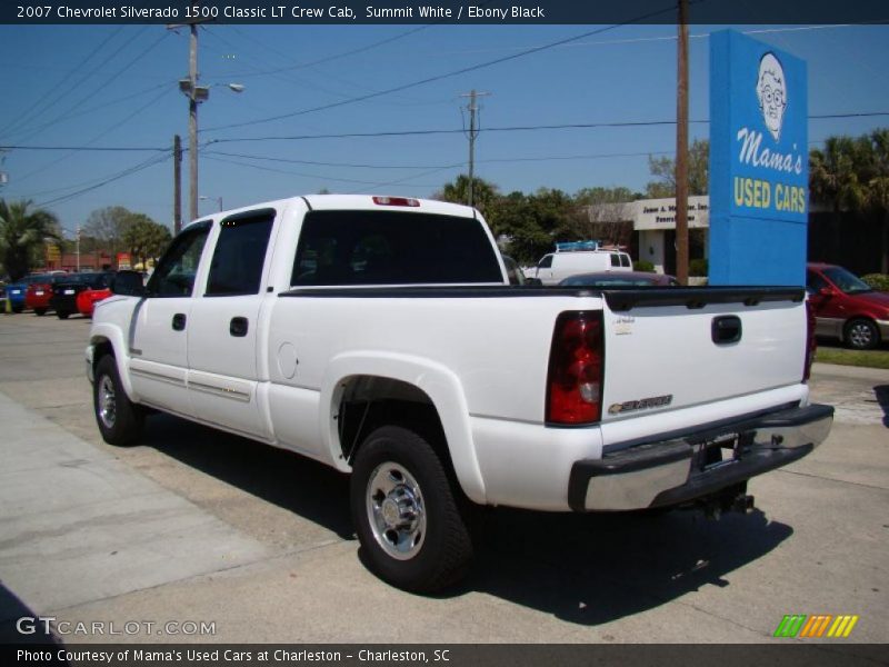 Summit White / Ebony Black 2007 Chevrolet Silverado 1500 Classic LT Crew Cab