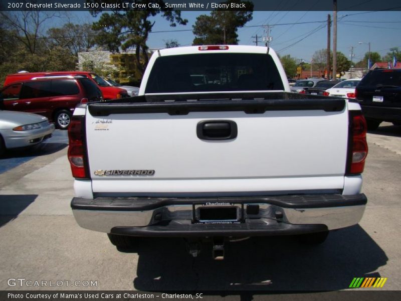 Summit White / Ebony Black 2007 Chevrolet Silverado 1500 Classic LT Crew Cab