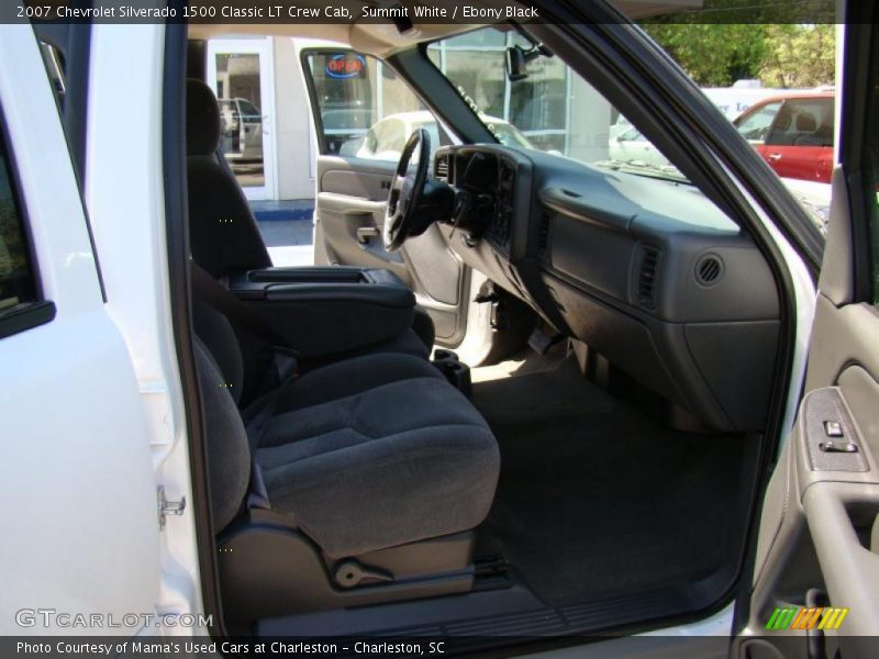 Summit White / Ebony Black 2007 Chevrolet Silverado 1500 Classic LT Crew Cab