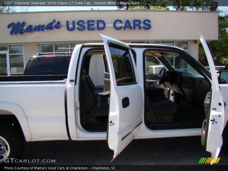 Summit White / Ebony Black 2007 Chevrolet Silverado 1500 Classic LT Crew Cab