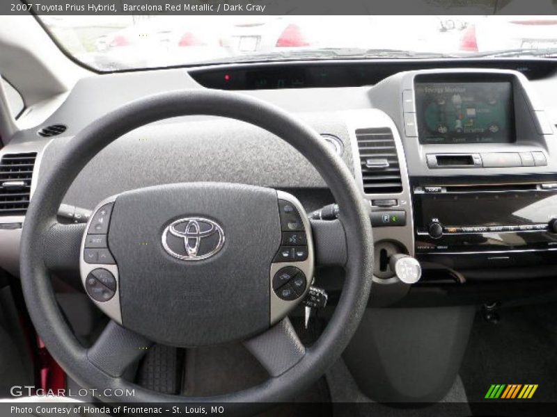 Barcelona Red Metallic / Dark Gray 2007 Toyota Prius Hybrid