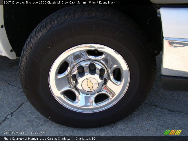 Summit White / Ebony Black 2007 Chevrolet Silverado 1500 Classic LT Crew Cab