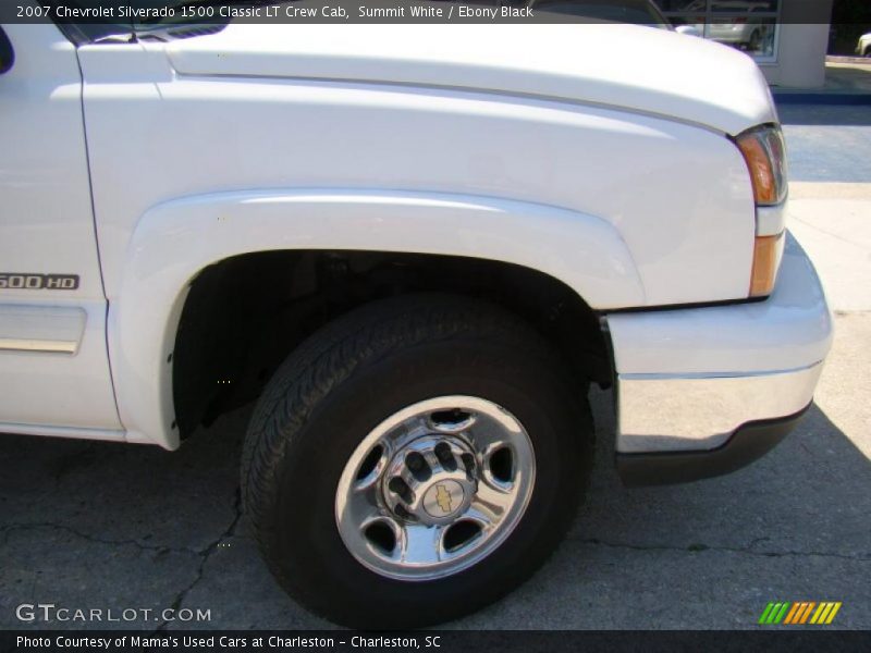 Summit White / Ebony Black 2007 Chevrolet Silverado 1500 Classic LT Crew Cab