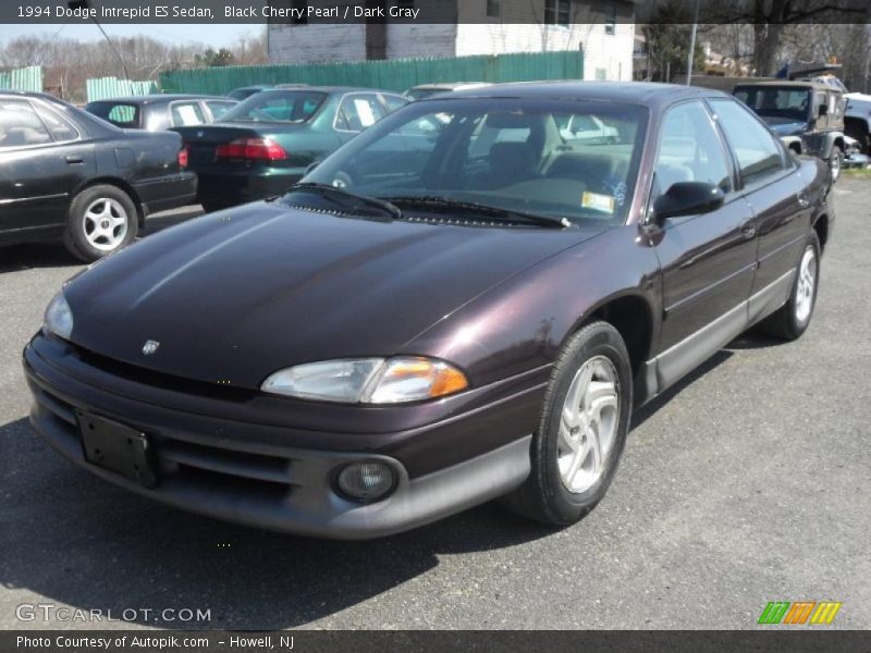 Black Cherry Pearl / Dark Gray 1994 Dodge Intrepid ES Sedan