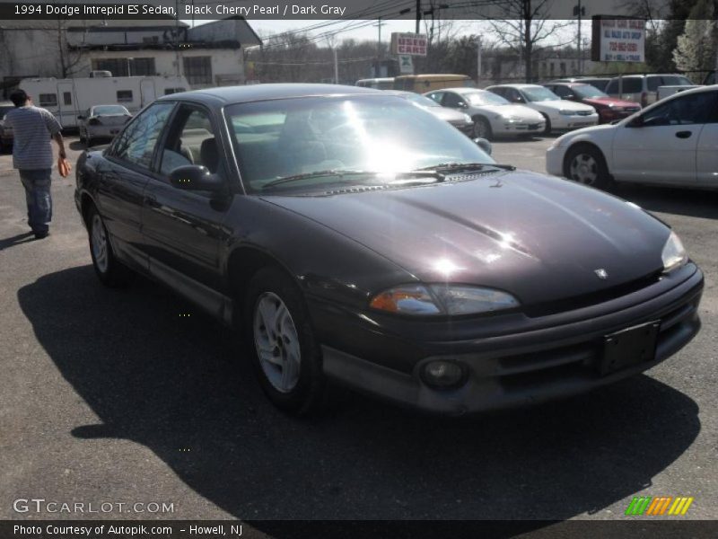 Black Cherry Pearl / Dark Gray 1994 Dodge Intrepid ES Sedan