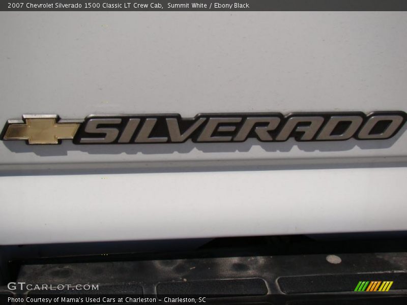 Summit White / Ebony Black 2007 Chevrolet Silverado 1500 Classic LT Crew Cab