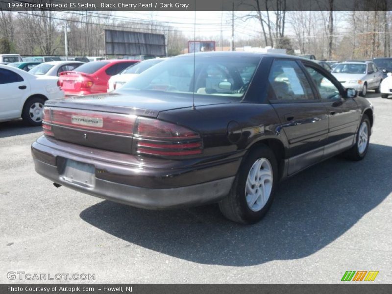 Black Cherry Pearl / Dark Gray 1994 Dodge Intrepid ES Sedan