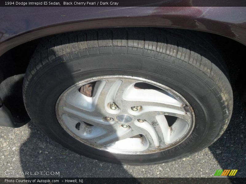 Black Cherry Pearl / Dark Gray 1994 Dodge Intrepid ES Sedan