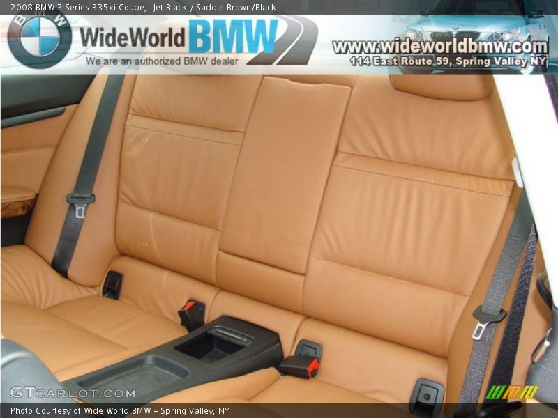 Jet Black / Saddle Brown/Black 2008 BMW 3 Series 335xi Coupe