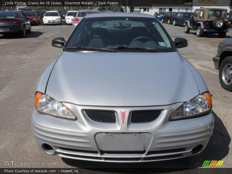 Silvermist Metallic / Dark Pewter 1999 Pontiac Grand Am SE Sedan