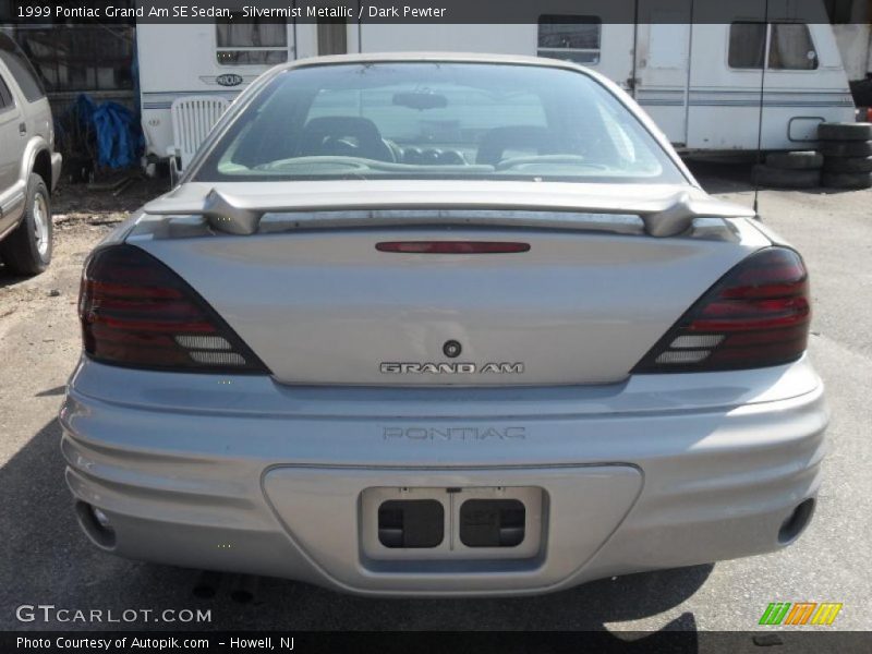 Silvermist Metallic / Dark Pewter 1999 Pontiac Grand Am SE Sedan