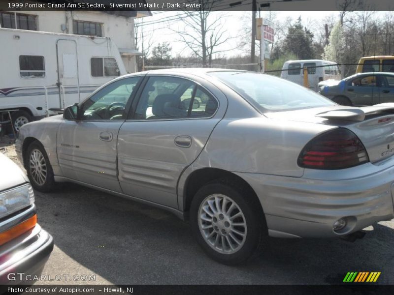 Silvermist Metallic / Dark Pewter 1999 Pontiac Grand Am SE Sedan