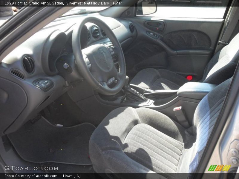 Silvermist Metallic / Dark Pewter 1999 Pontiac Grand Am SE Sedan