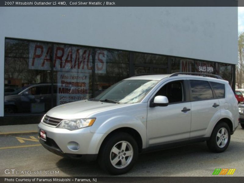 Cool Silver Metallic / Black 2007 Mitsubishi Outlander LS 4WD