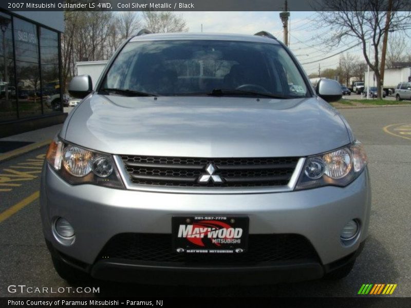 Cool Silver Metallic / Black 2007 Mitsubishi Outlander LS 4WD