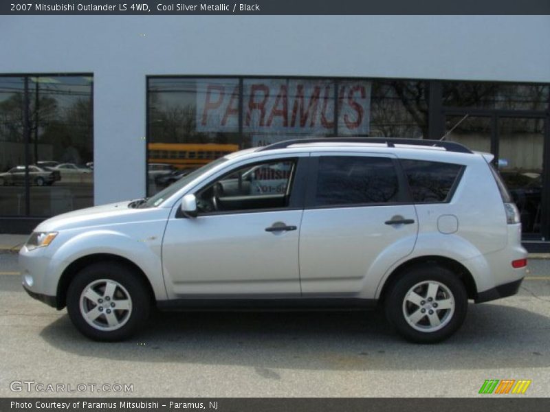 Cool Silver Metallic / Black 2007 Mitsubishi Outlander LS 4WD