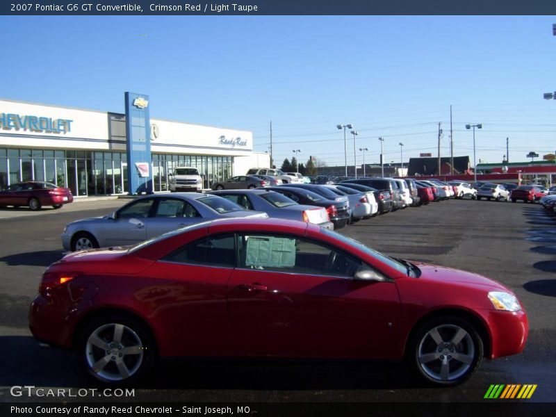 Crimson Red / Light Taupe 2007 Pontiac G6 GT Convertible