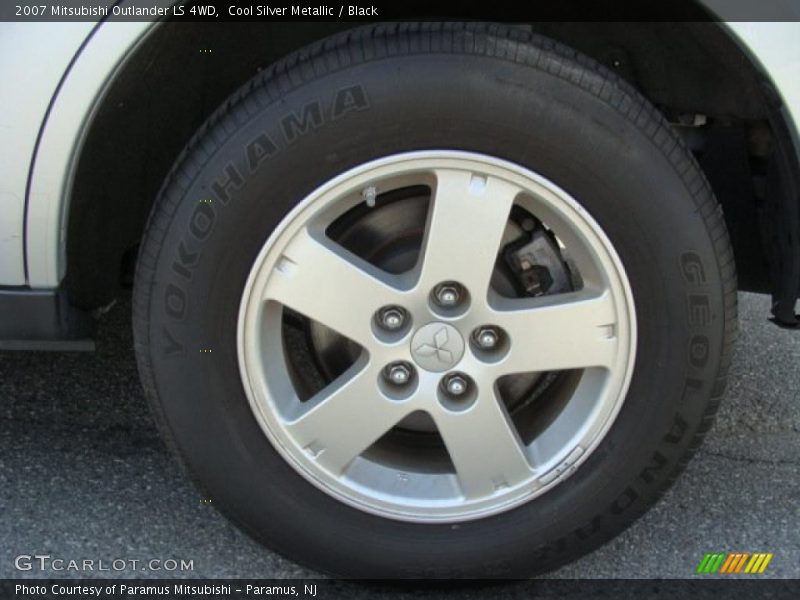Cool Silver Metallic / Black 2007 Mitsubishi Outlander LS 4WD