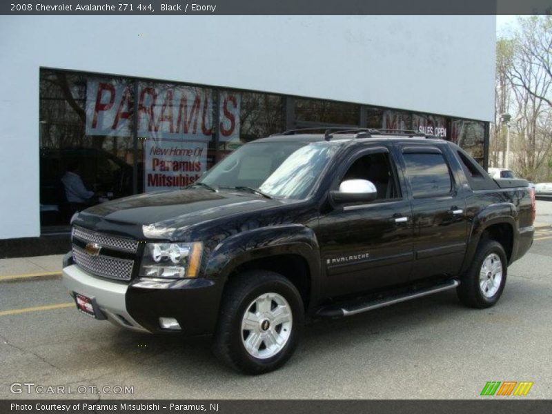 Black / Ebony 2008 Chevrolet Avalanche Z71 4x4