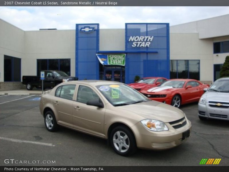 Sandstone Metallic / Neutral Beige 2007 Chevrolet Cobalt LS Sedan