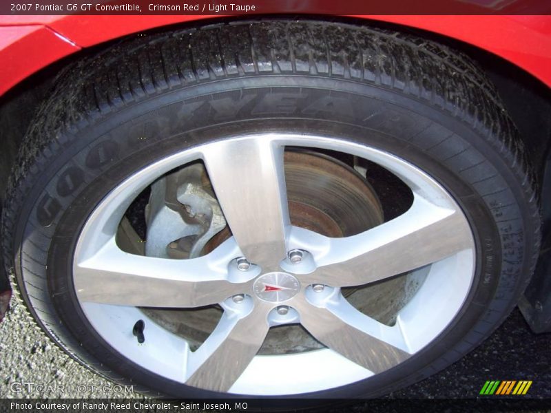 Crimson Red / Light Taupe 2007 Pontiac G6 GT Convertible