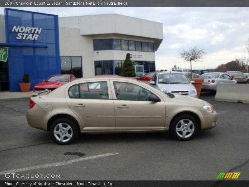 Sandstone Metallic / Neutral Beige 2007 Chevrolet Cobalt LS Sedan