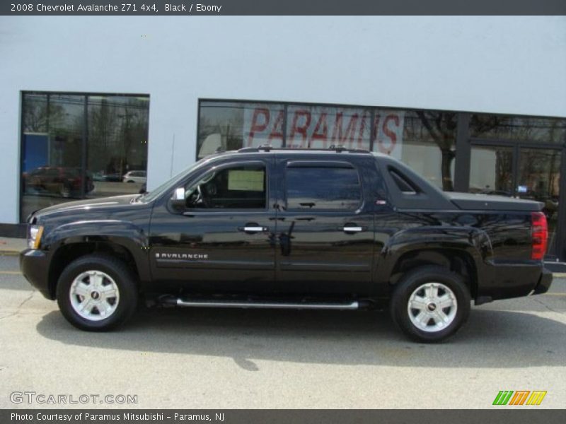 Black / Ebony 2008 Chevrolet Avalanche Z71 4x4