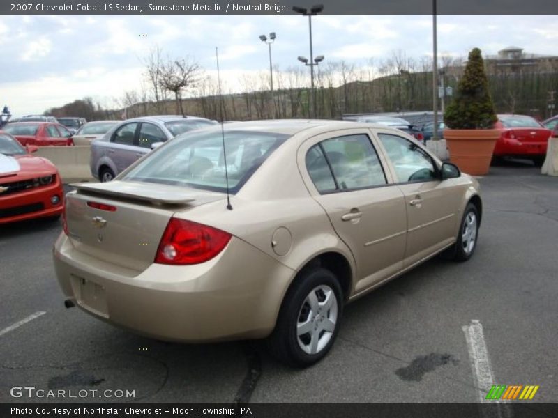 Sandstone Metallic / Neutral Beige 2007 Chevrolet Cobalt LS Sedan