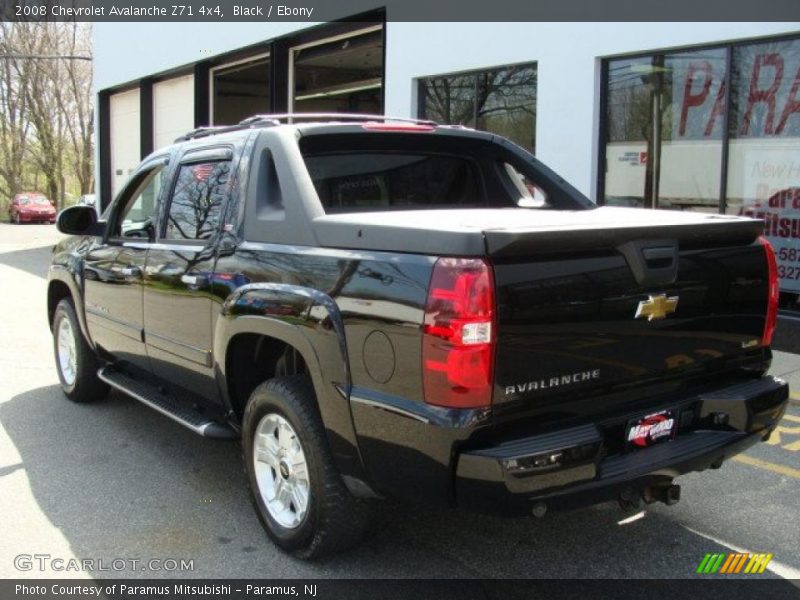 Black / Ebony 2008 Chevrolet Avalanche Z71 4x4