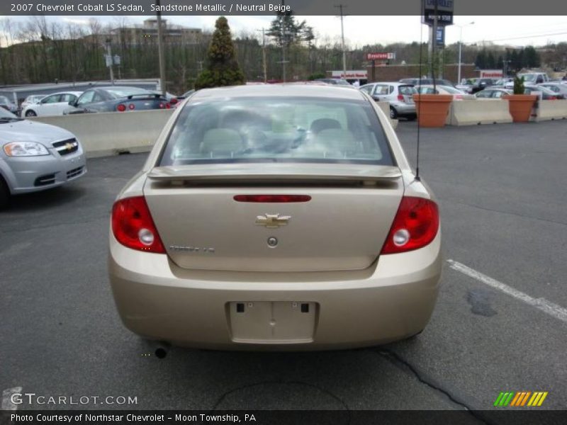 Sandstone Metallic / Neutral Beige 2007 Chevrolet Cobalt LS Sedan