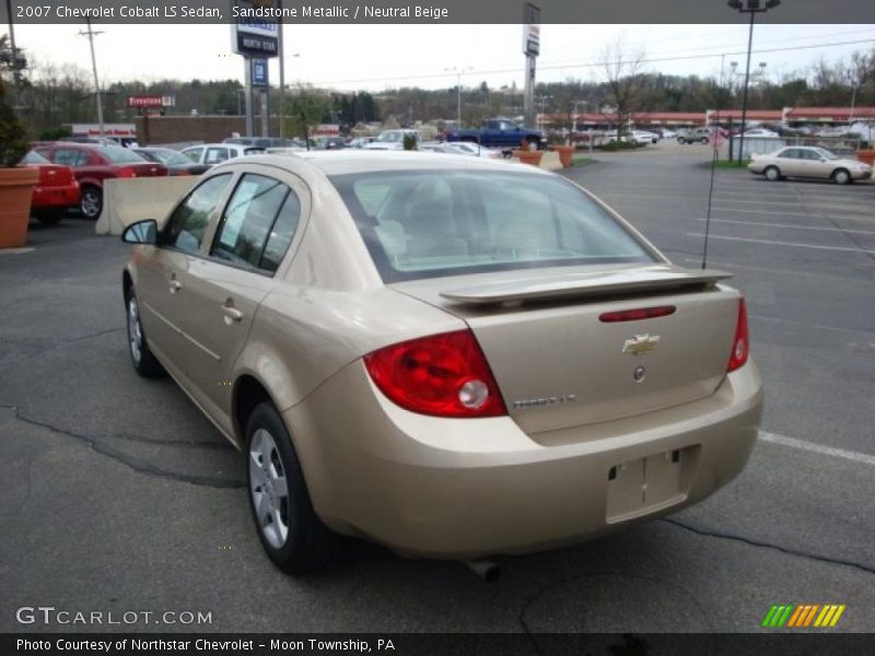 Sandstone Metallic / Neutral Beige 2007 Chevrolet Cobalt LS Sedan