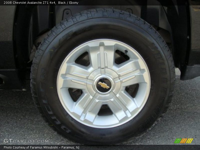Black / Ebony 2008 Chevrolet Avalanche Z71 4x4
